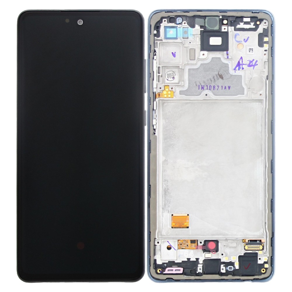 Samsung Galaxy A72 4G/5G 2021 SM-A725/A726 ( GH82-25460A) Display Complete (No Battery) - Awesome Black