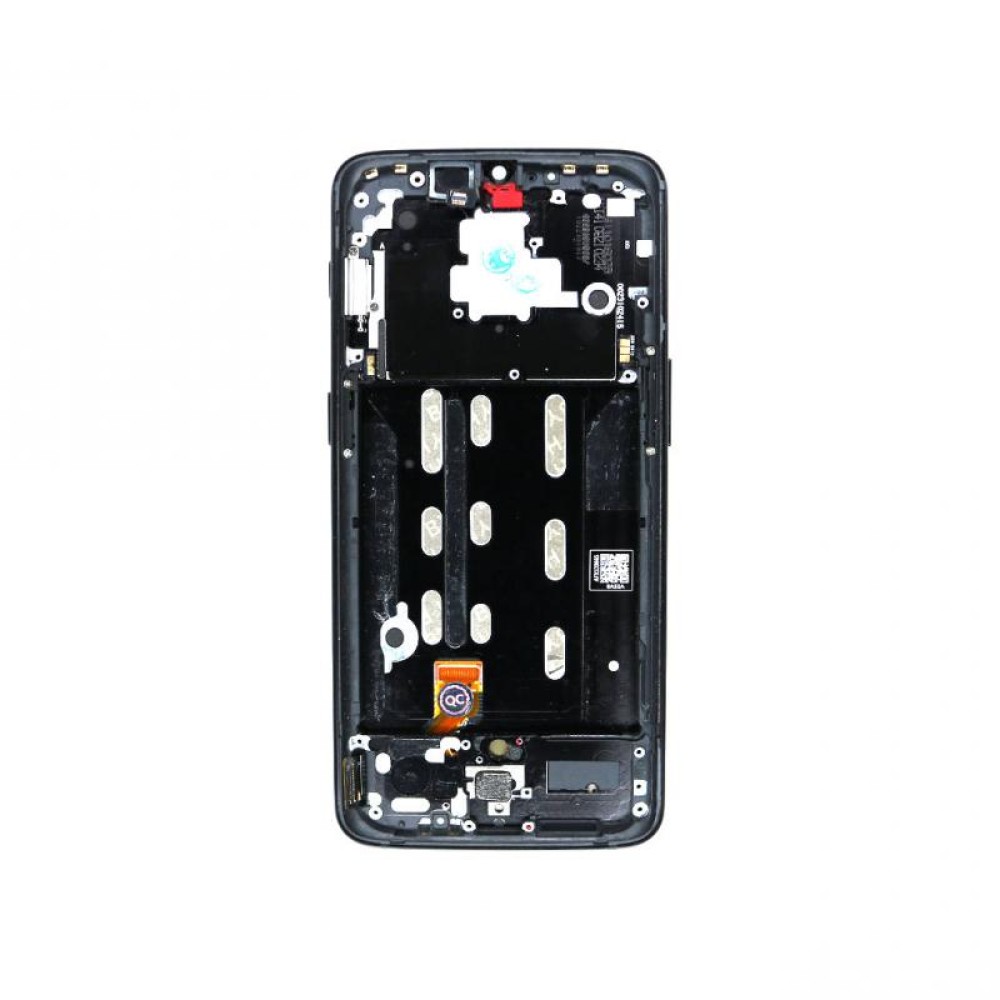 OnePlus 6T (A6010, A6013) Display And Digitizer With Frame Midnight Black OEM