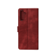 Rixus Bookcase For Samsung Galaxy A35 A356B Dark Red