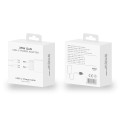GaN USB-C Power Adapter CH3126 USB-C To USB-C Cable 100CM 35W White