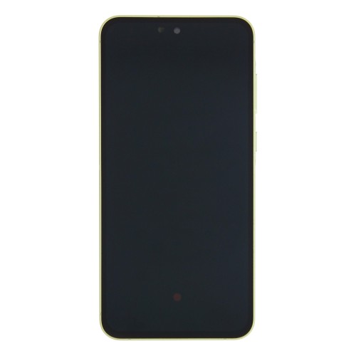 Samsung Galaxy A55 A556B Display And Digitizer With Frame Yellow Pre Assembled