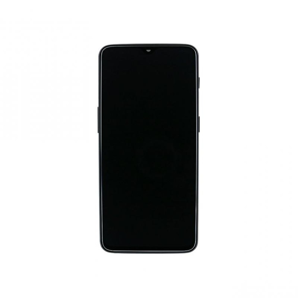 OnePlus 6T (A6010, A6013) Display And Digitizer With Frame Midnight Black OEM