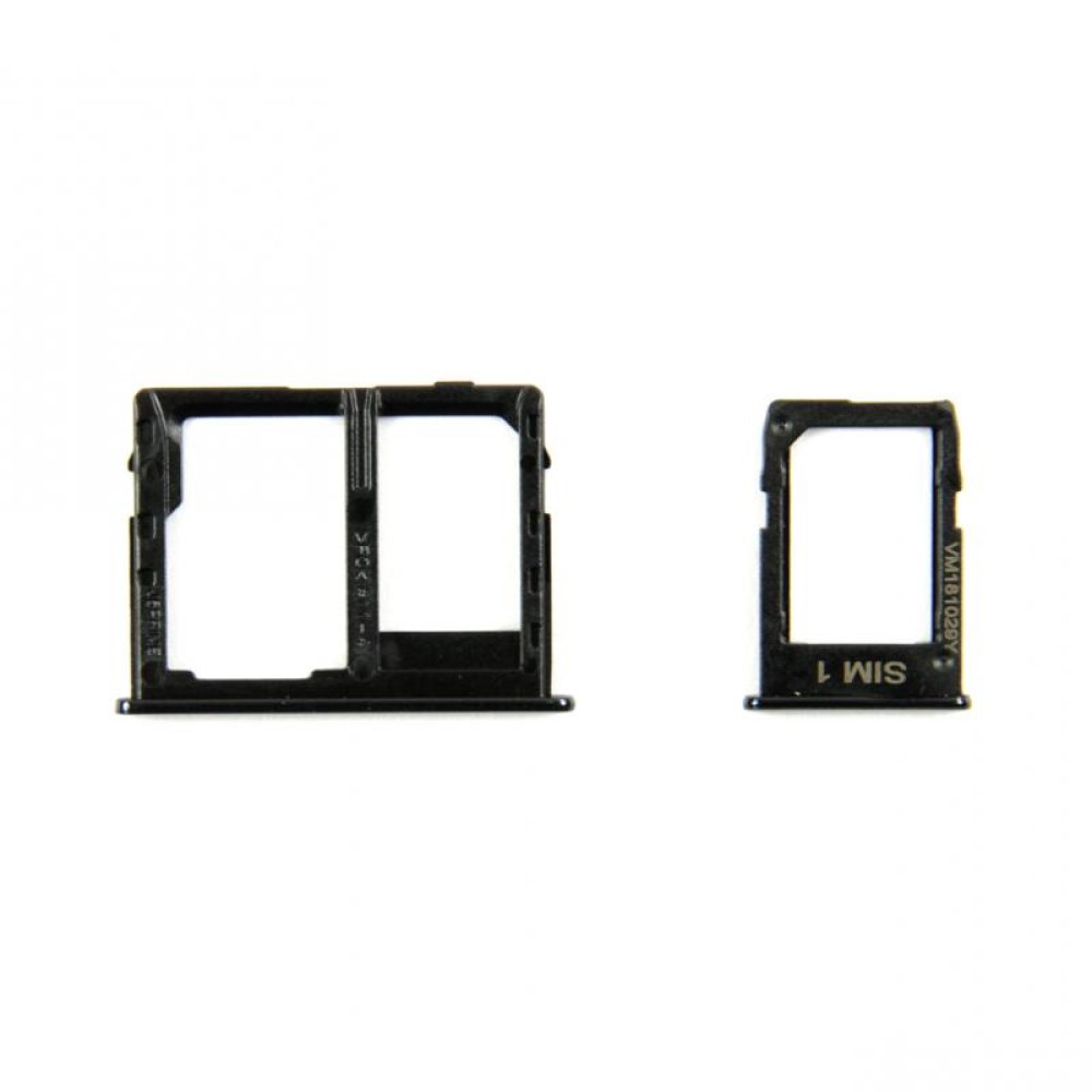 Samsung Galaxy J4 Plus (SM-J415)/ Galaxy J6 Plus (SM-J610) Sim + MicroSD Holder - Black