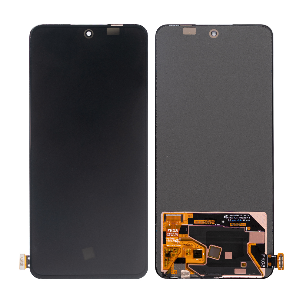 Oppo K12x (CPH2667) Display And Digitizer Without Frame Black OEM