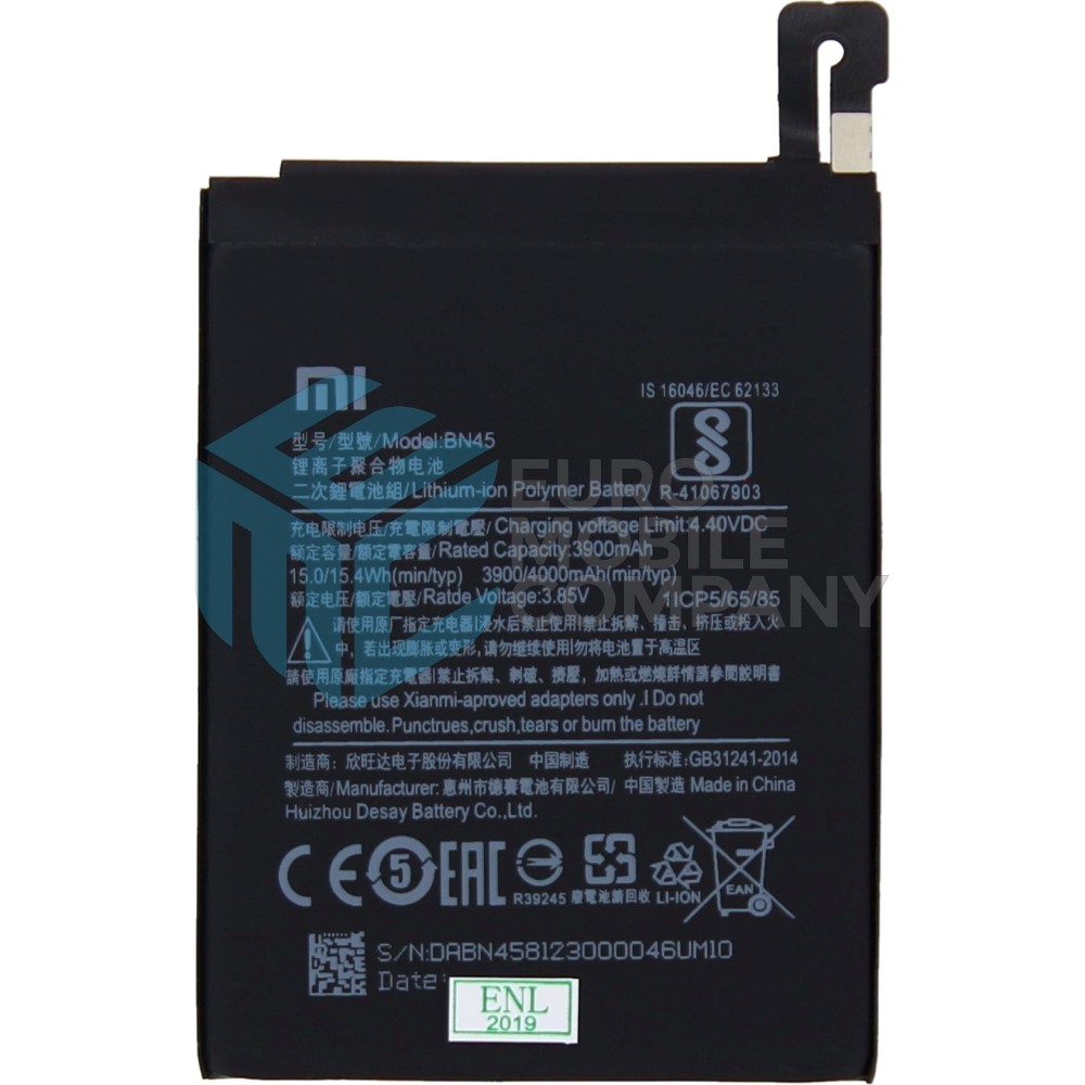 Xiaomi Redmi Note 5 Pro Battery - BN45 4000mAh