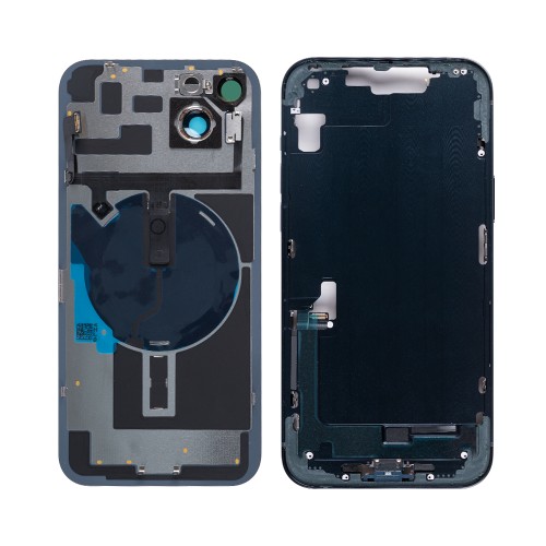 For iPhone 14 Plus Complete Housing Incl All Small Parts Without Battery And Back Camera Black