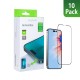 Rixus Clear HD Full Curved Edge Tempered Glass For iPhone 15 Plus (10-Pack)