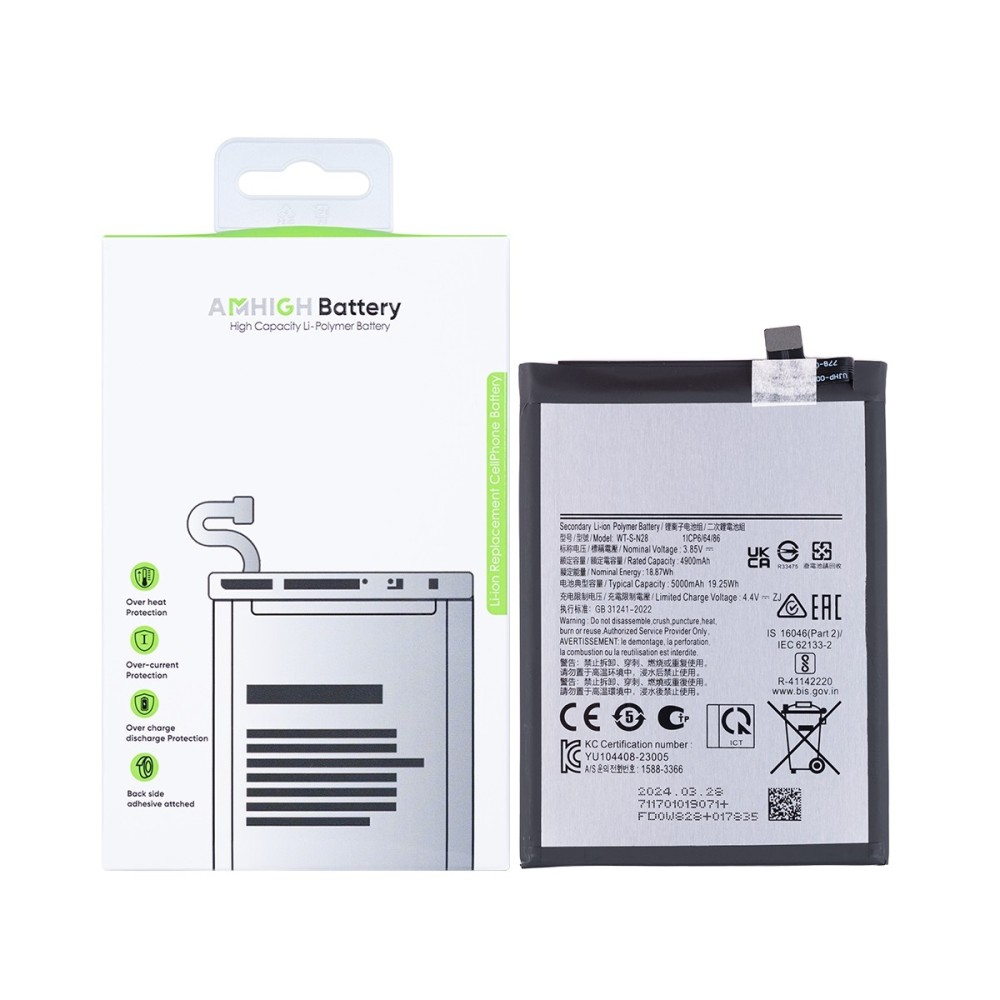 Samsung Galaxy A05 A055F Battery WT-S-N28 - 5000 mAh (AMHigh Premium)