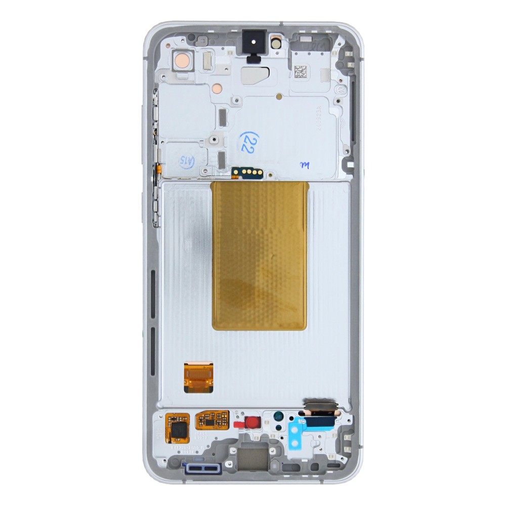 Samsung Galaxy S24 FE S721B Display And Digitizer With Frame Silver Pre Assembled