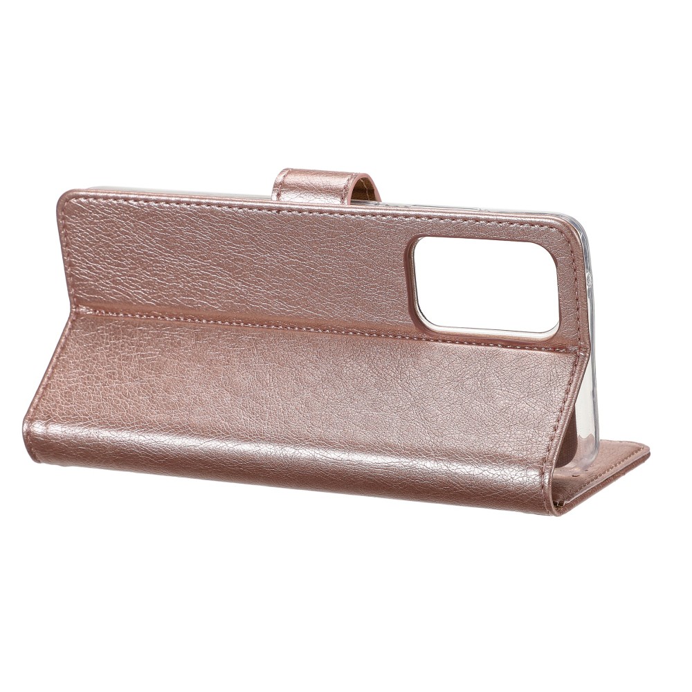 Rixus Bookcase For iPhone 13 Pro Light Pink