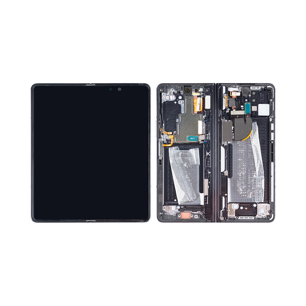 Samsung Galaxy Z Fold5 F946B Display And Digitizer With Frame Phantom Black Pulled