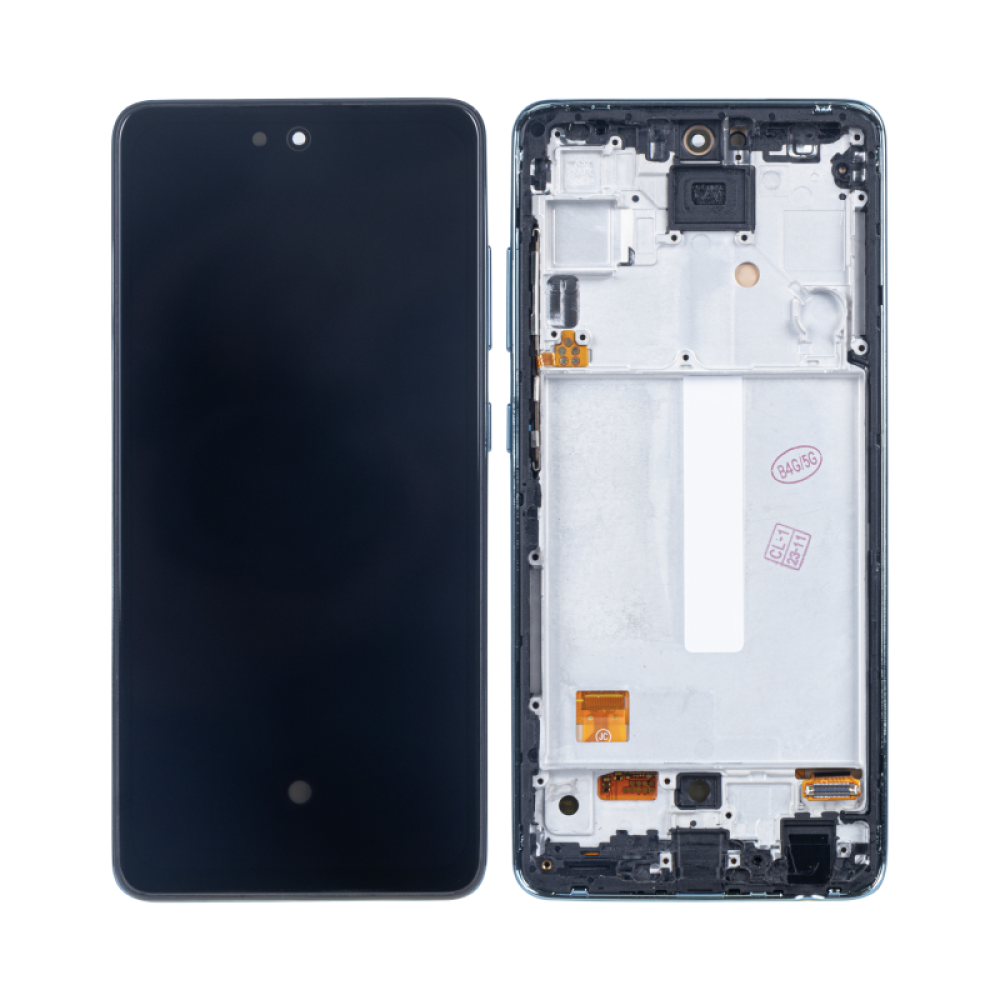 Samsung Galaxy A52 (SM-A525F/A526B) Display And Digitizer With Frame Awesome Blue Soft-OLED