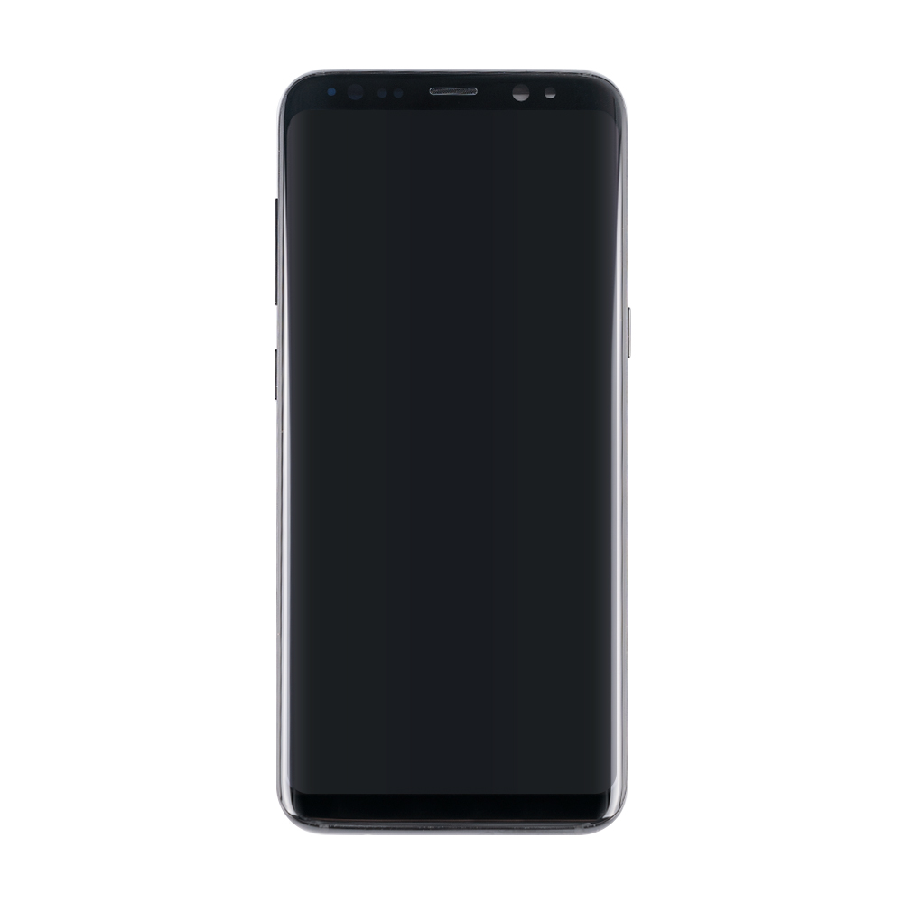 Samsung Galaxy S8 G950F Display And Digitizer With Frame Midnight Black Pulled