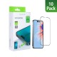 Rixus Clear HD Full Curved Edge Tempered Glass For iPhone 15 Pro (10-Pack)