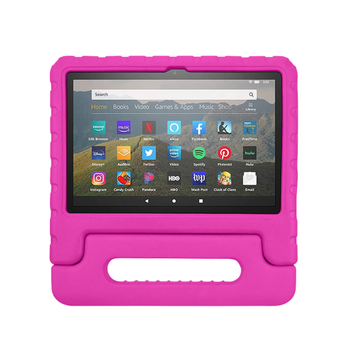 Rixus RXTC06 Tablet Kids Case For iPad Pro 11 (2022, 2021, 2020, 2018), Air 4 (2020), Air 5 (2022) 10.9'' Pink