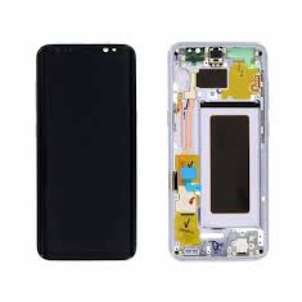 Samsung Galaxy S8 (SM-G950F) Display incl.Digitizer with frame - Orchid Gray (VIOLET)