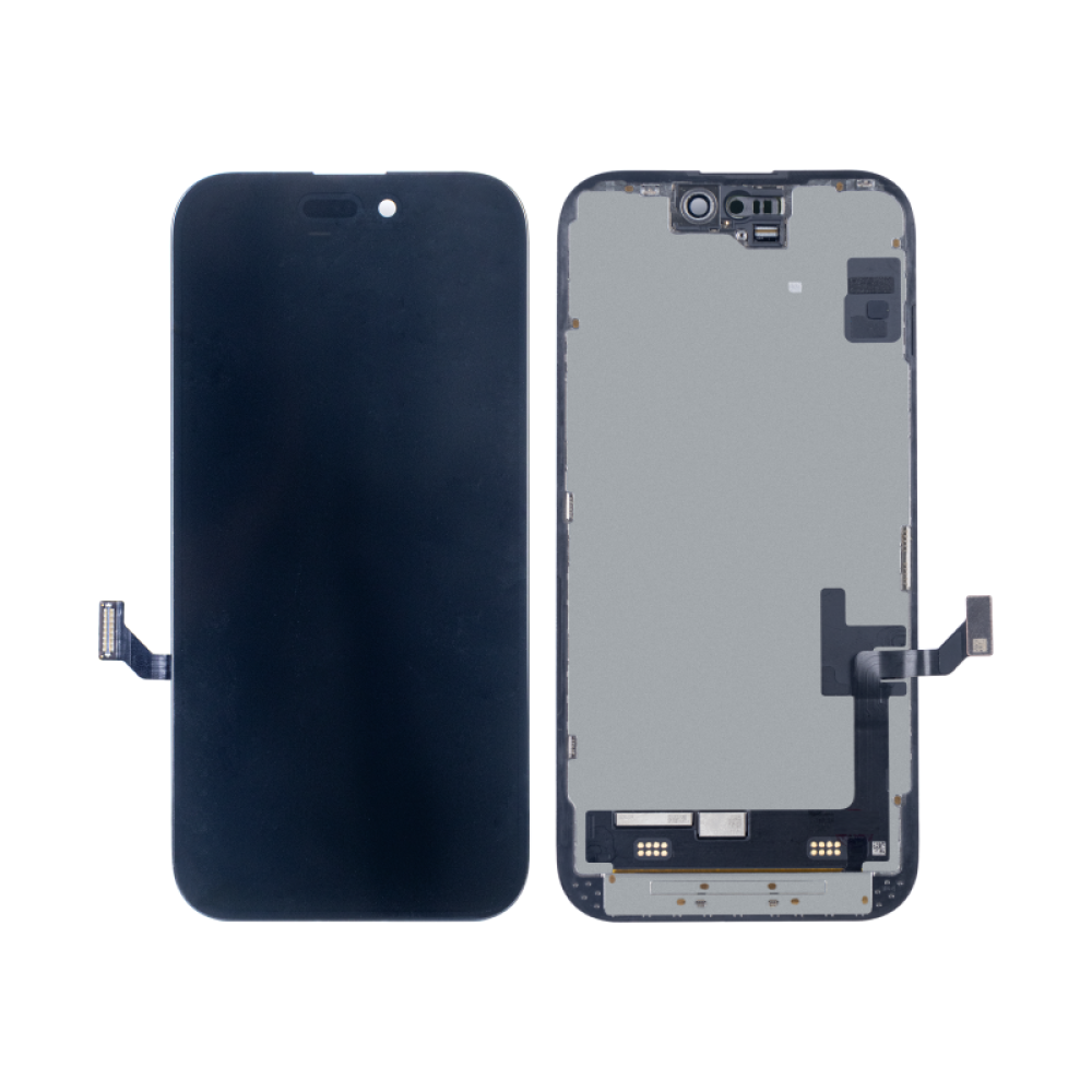 For iPhone 15 Display And Digitizer Black Pulled
