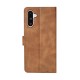 Rixus Bookcase For Samsung Galaxy A26 A266B Light Brown
