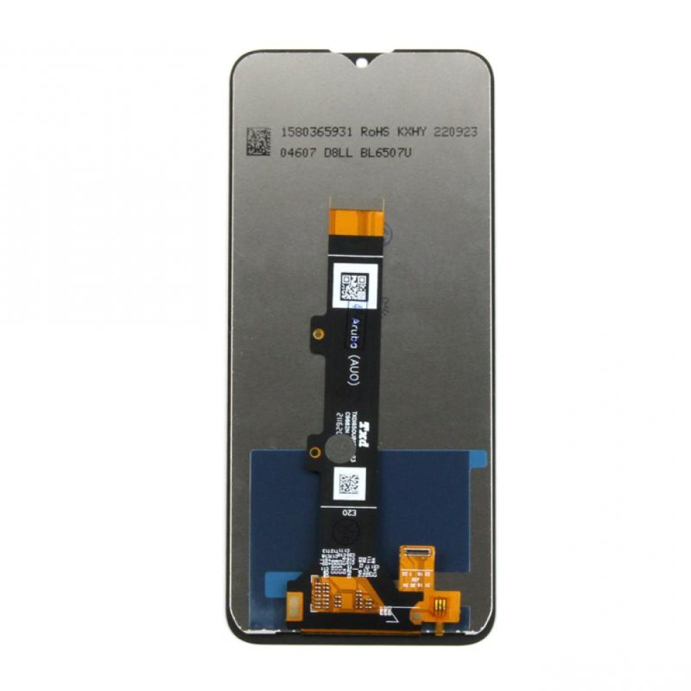 Motorola Moto E20 Display And Digitizer Without Frame Black OEM