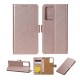 Rixus Bookcase For iPhone 13 Pro Light Pink