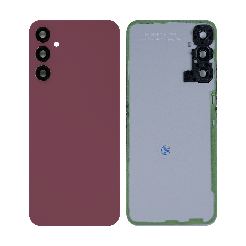 Samsung Galaxy A24 4G A245F Back Cover Dark Red With Lens OEM