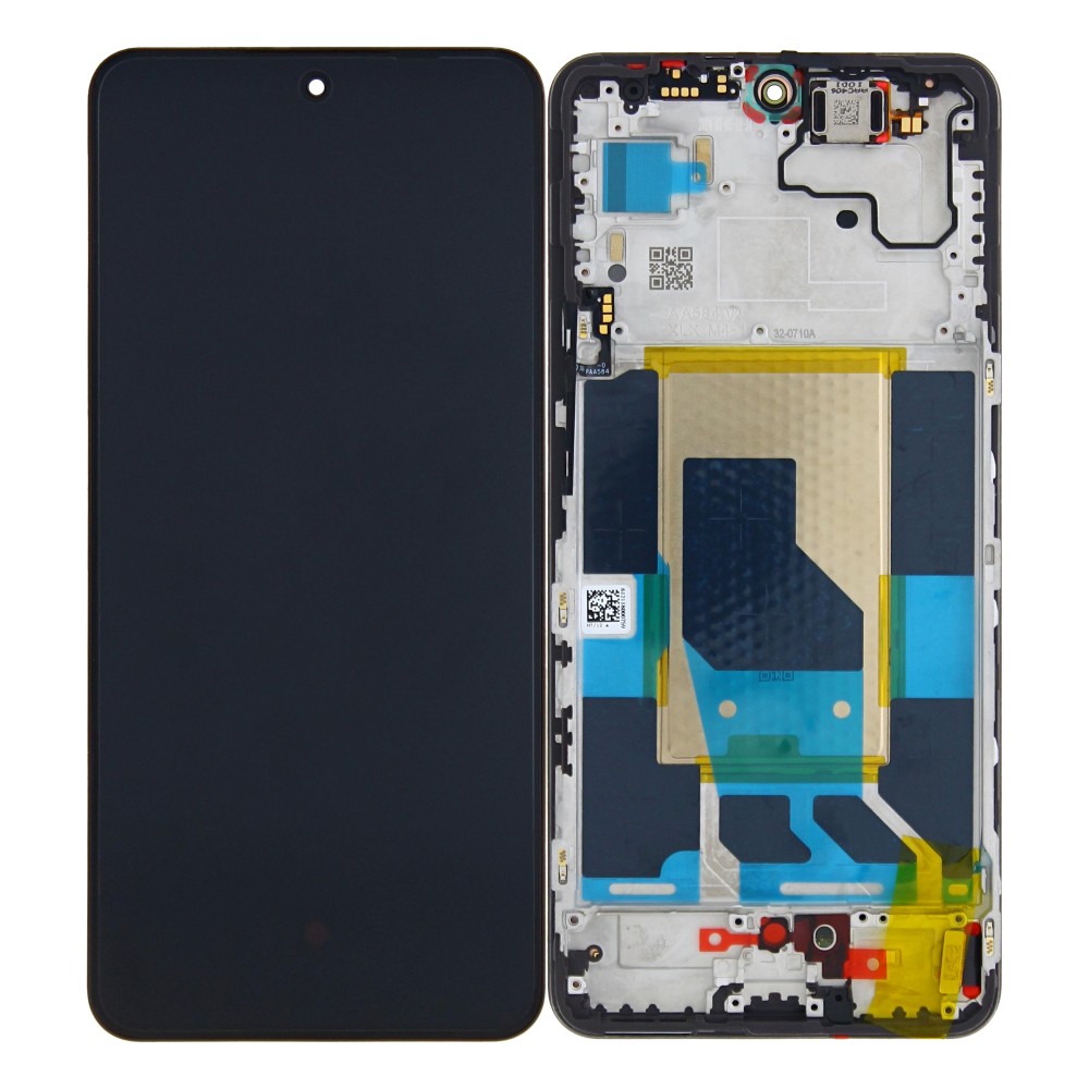 OnePlus Nord 4 (CPH2663) Display And Digitizer With Frame Black Service Pack