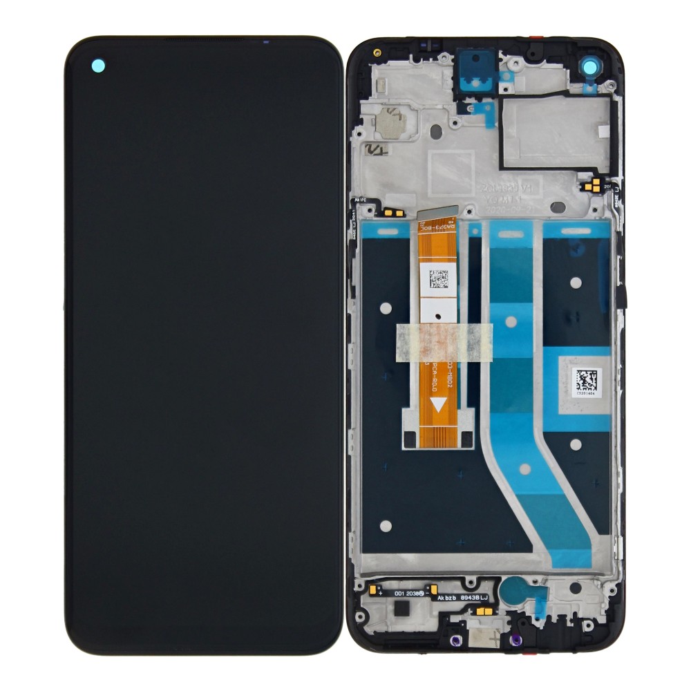 OnePlus Nord N100 Display Complete + Frame (1001100040 / 1001100039) - Midnight Frost