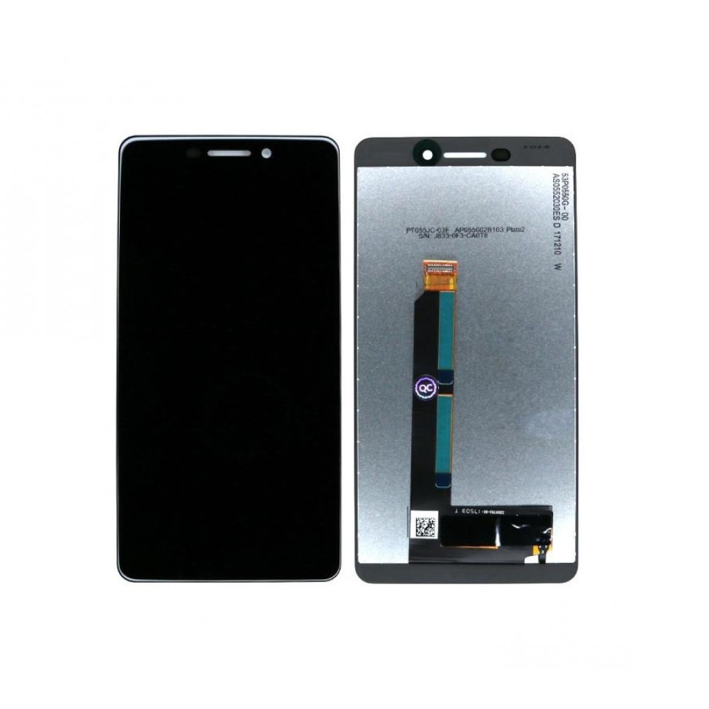 Nokia 6.1 (2018) Display + Digitizer Module - Black Refurbished
