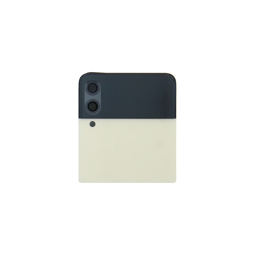 Samsung Galaxy Z Flip 3 (SM-F711B) Battery Cover + Outer LCD (GH97-26773B) - Cream