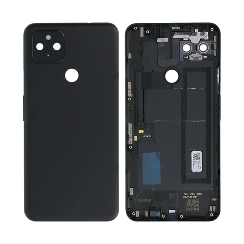 Google Pixel 4A 5G (G025I) Back Cover Just Black With Lens OEM
