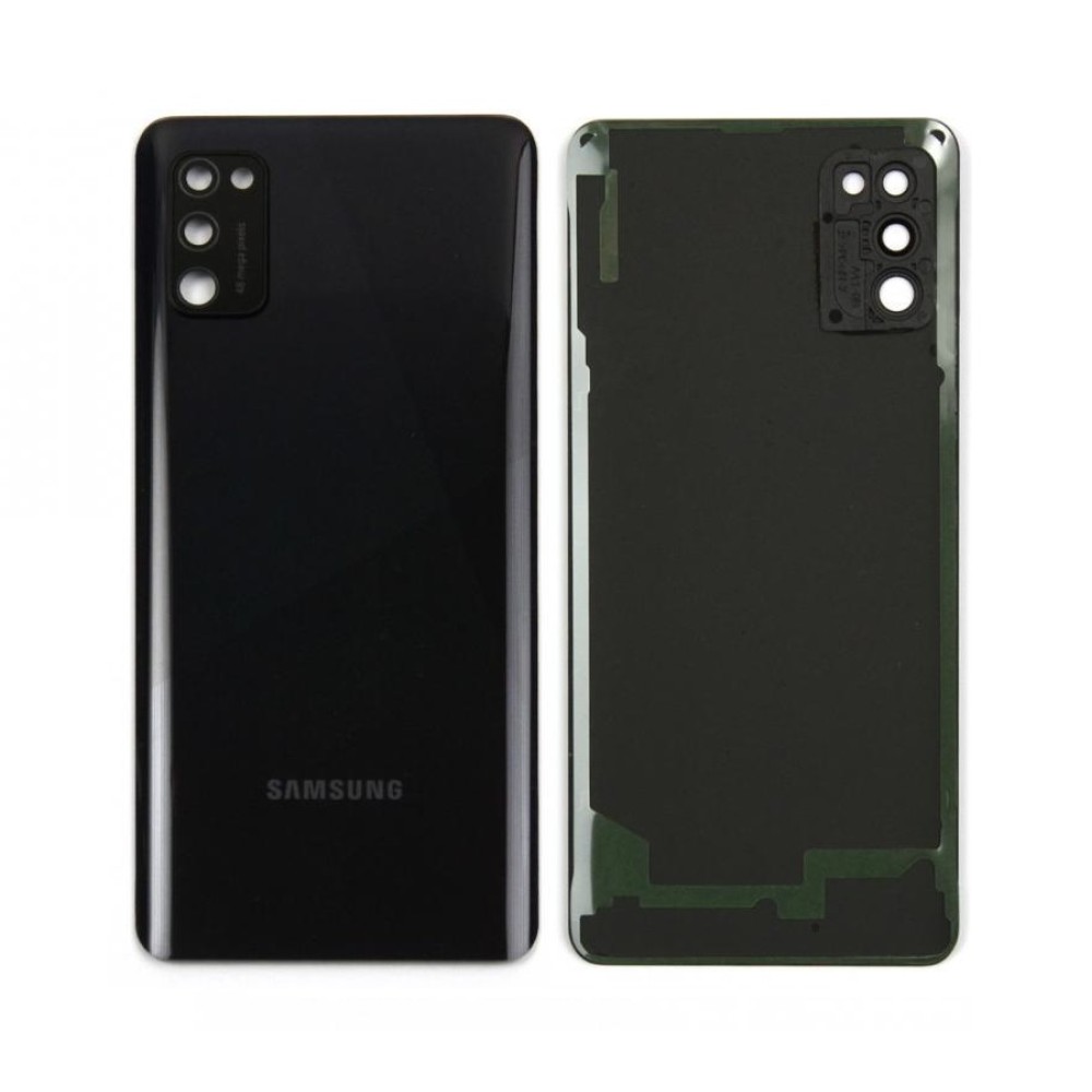 Samsung Galaxy A41 A415F Back Cover Prism Crush Black With Lens OEM