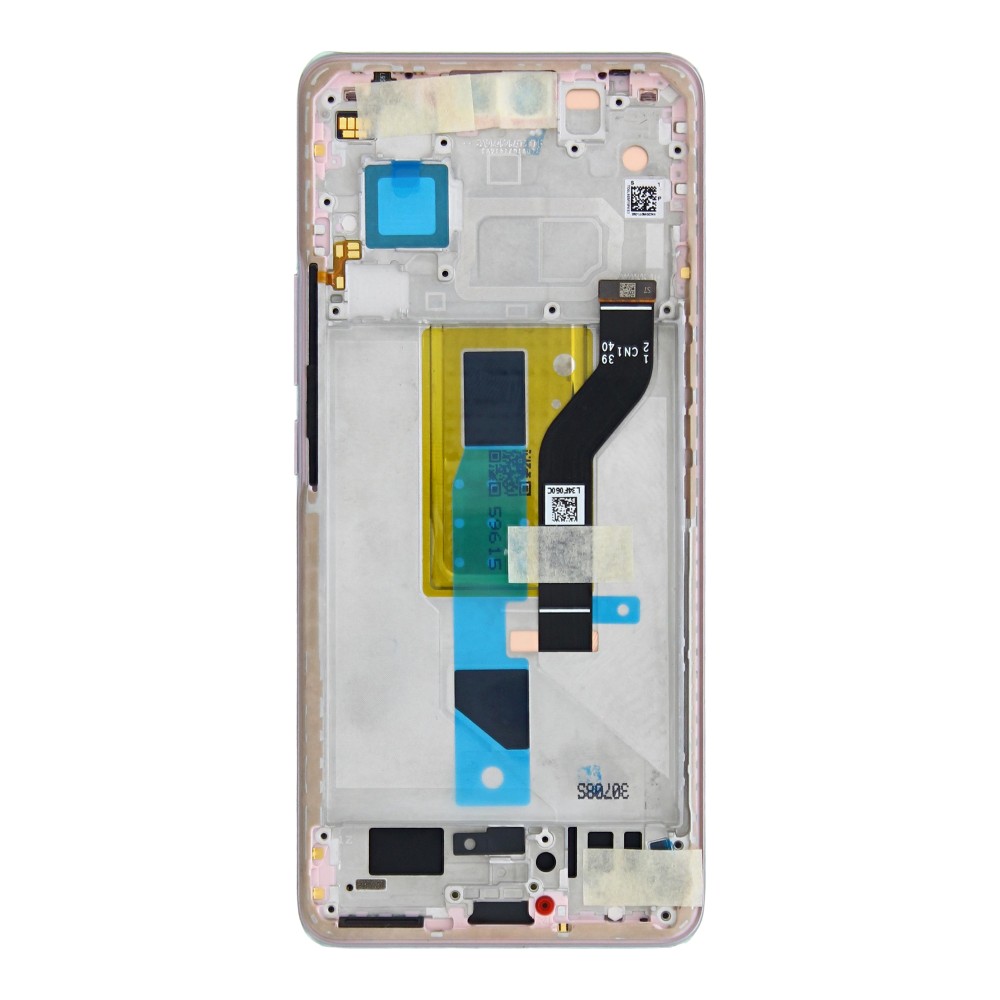 Xiaomi 13 Lite 2023 Display And Digitizer With Frame Lite Pink Service Pack