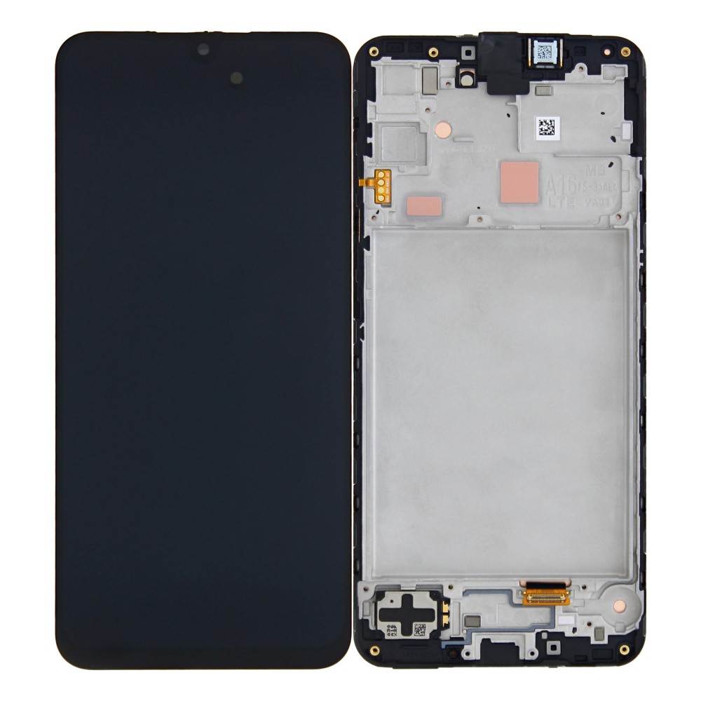 Samsung Galaxy A16 4G A165F Display And Digitizer With Frame Black Service Pack