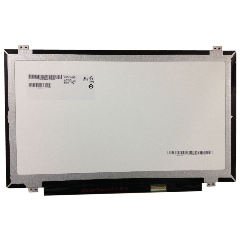 Laptop Screen 14.0" FHD 1920x1080 30 Pin eDP With Bracket B140HTN01.E HW2A