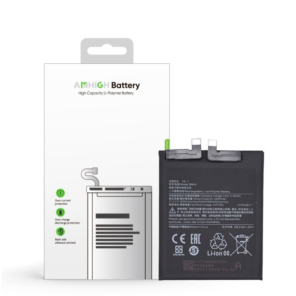 Xiaomi Mi 11 (M2011K2C) Battery BM4X - 4600mAh (AMHigh Premium)