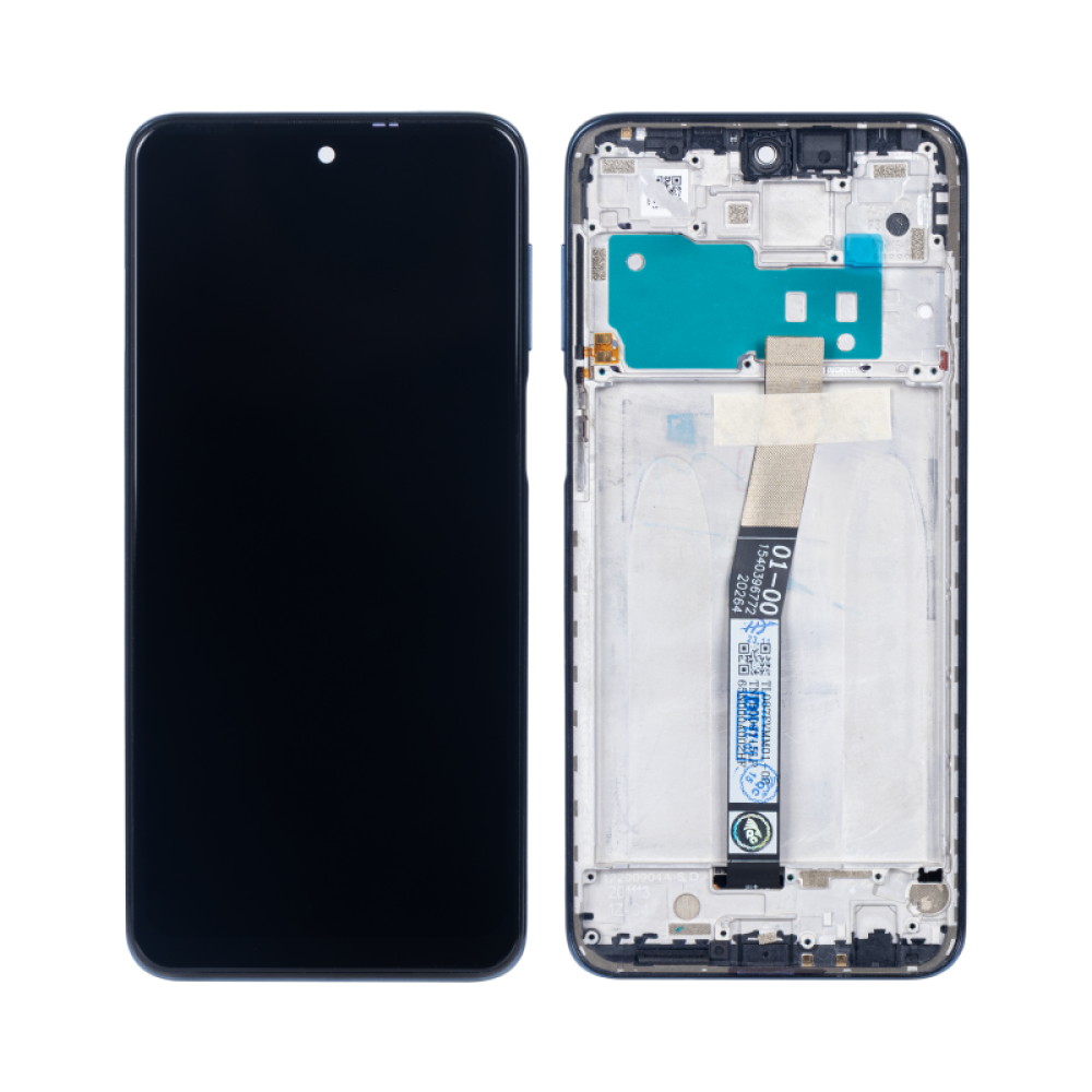 Xiaomi Redmi Note 10 Lite (M2002F4LG) Display and Digitizer With Frame Interstellar Black OEM