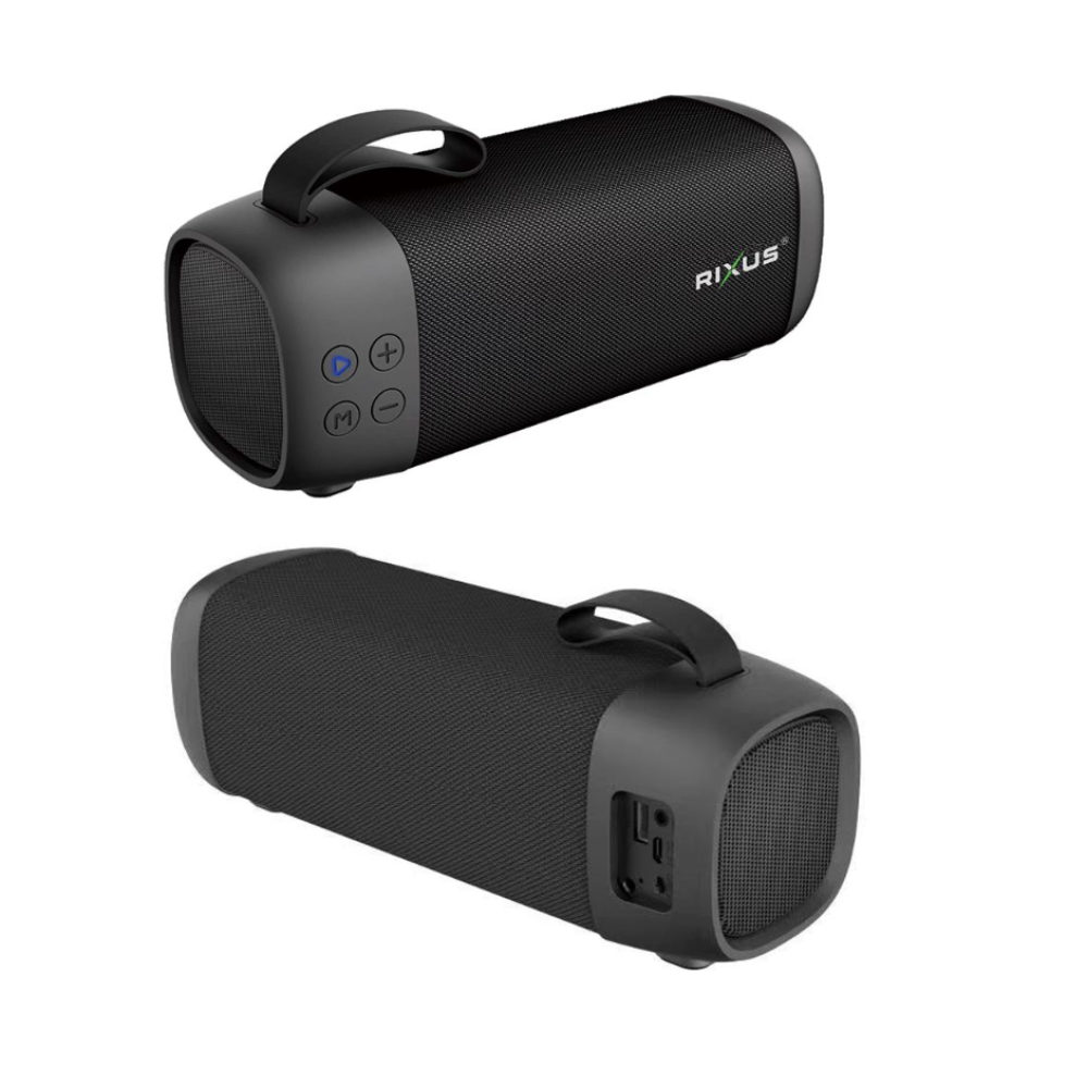 Rixus RXBS10 Portable Bluetooth Speaker Black