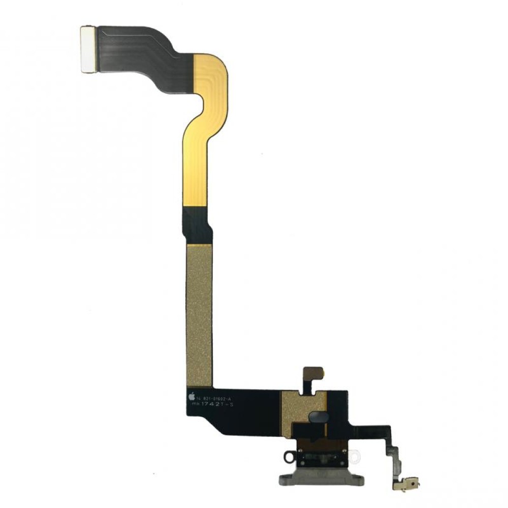 For iPhone X System Charging Flex Silver