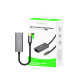 Rixus RXEA01 Type-C To 1000Mbps Card RJ45 Gigabit Drive-free Grey
