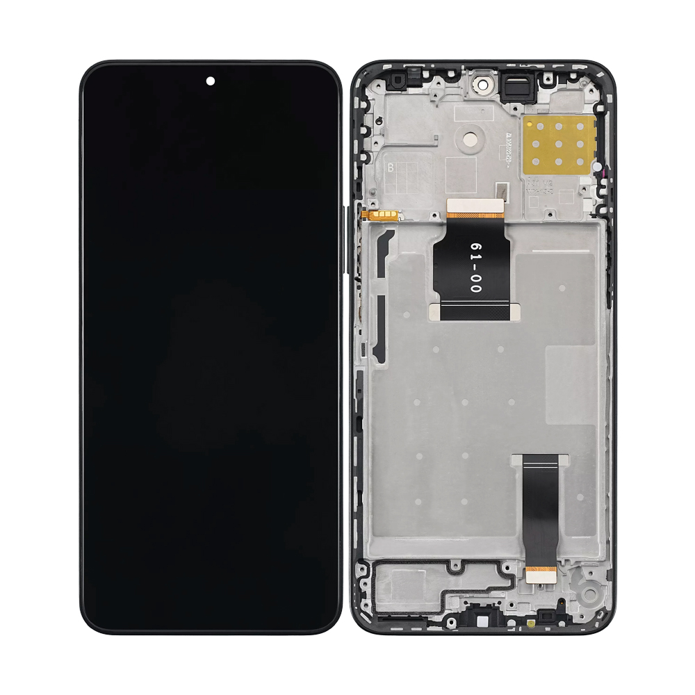 Honor X8A, Honor 90 Lite Display And Digitizer With Frame Black OEM