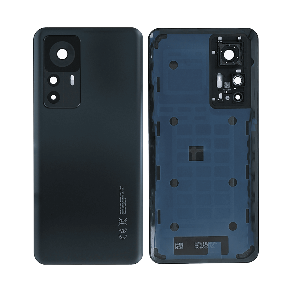 Xiaomi 12T (22071212AG) Back Cover Black With Lens OEM