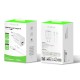Rixus RX90L 20W Adapter With Type C To Lightning Cable