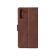 Rixus Bookcase For Samsung Galaxy A55 A556B Brown