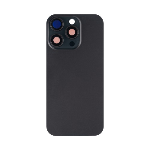 For iPhone 16 Pro Extra Glass Without NFC, Enlarged Camera Frame Black Titanium
