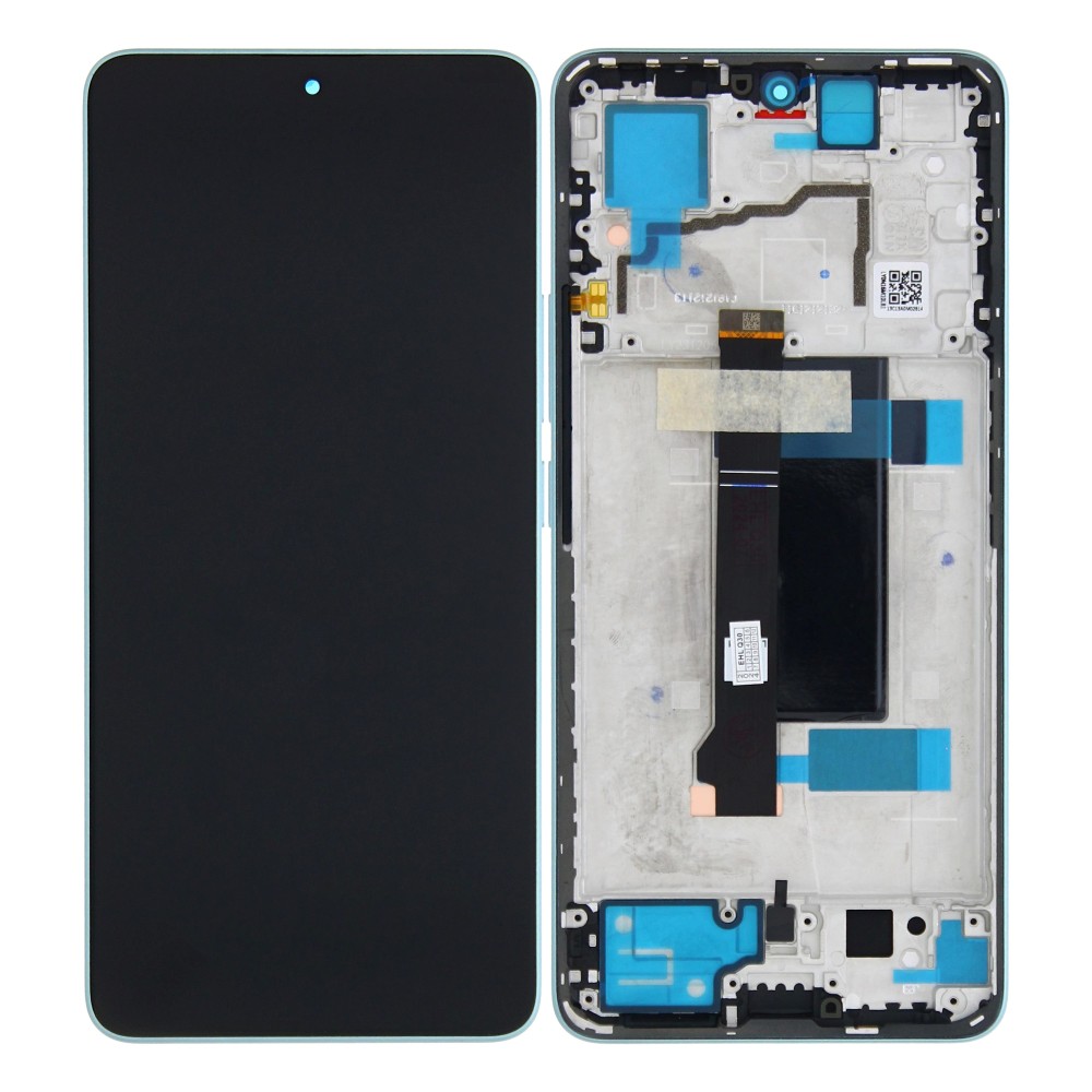 Xiaomi Redmi Note 13 Pro 5G (2312DRA50C, 2312CRAD3C) Display And Digitizer With Frame Blue OEM