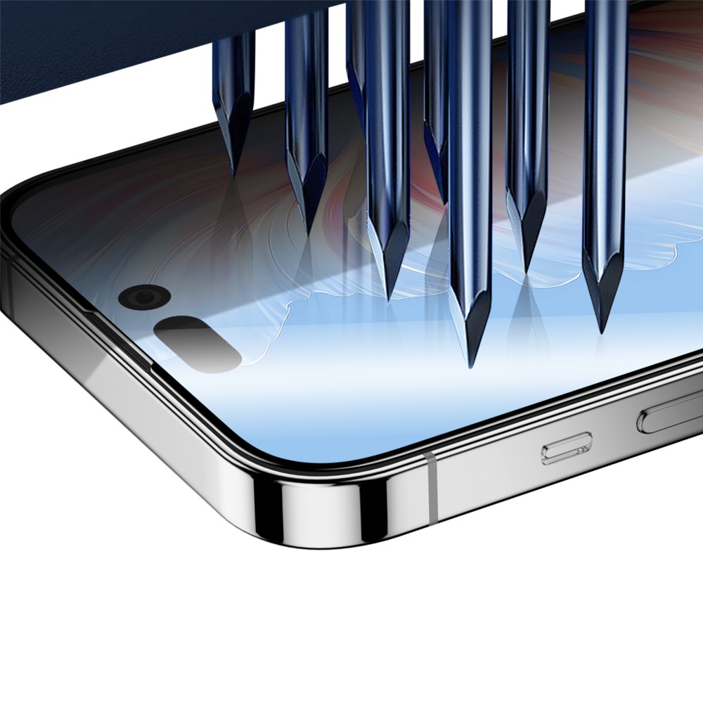 Rixus Clear HD Full Curved Edge Tempered Glass For iPhone XS Max, 11 Pro Max (10-Pack)