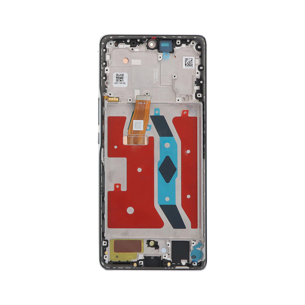 Huawei Honor Magic 5 Lite (RMO-NX3), Honor X9A (RMO-NX1) Display And Digitizer With Frame Titanium Silver OEM