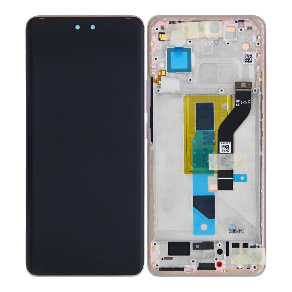 Xiaomi 13 Lite 2023 Display And Digitizer With Frame Lite Pink Service Pack