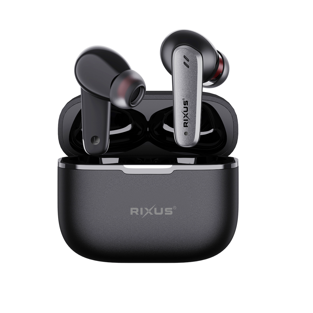 Rixus RXBH33 HIFI Sound Earbuds Wireless Headset Black