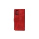 Rixus Bookcase For Huawei P30 (ELE-L29) Dark Red